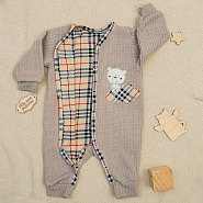 Комбинезон с клетчатой подкладкой арт. М-475