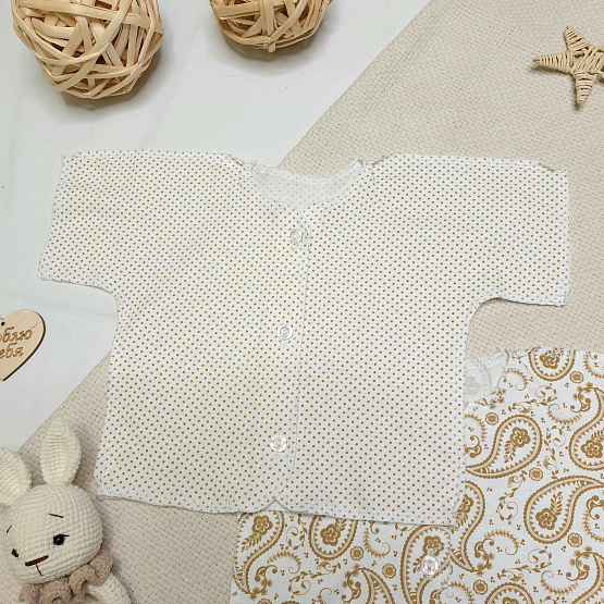 Р-116 Распашонка для новорожденных, на пуговицах