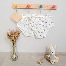 №Т-10 Трусики на резинке, хлопок 