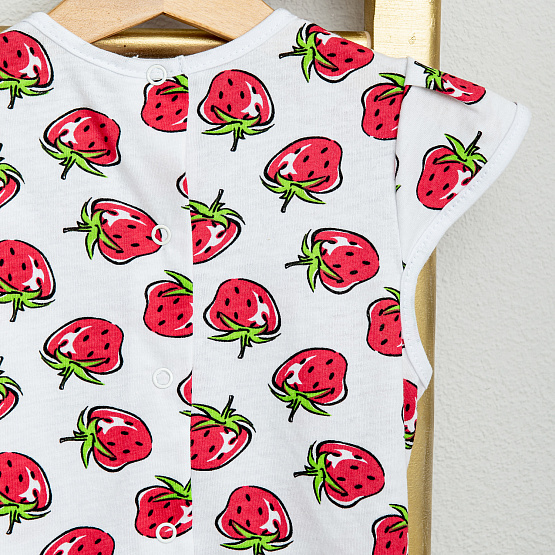 Платье "Иришка" Б-53 клубничка