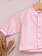 Ф-57 Кофточка детская для девочек, дл.рукав, кулирка пенье, розовый