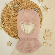 Шапка-шлем дет. "Ушки", для девочки 2-5 лет арт.Б-291