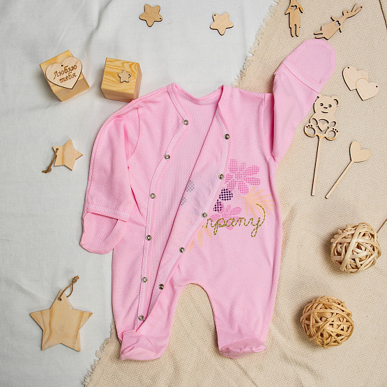 комбинезон на кнопкахиз ажура м-450