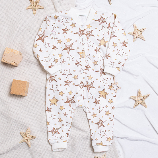 М-426 Комбинезон детский на манжетах "Звезды"