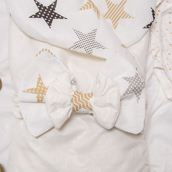 Летний комплект на выписку "Orion" арт.100 молочный