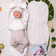 Летний комплект на выписку "Карамелька" №390