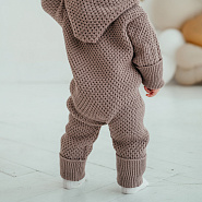 М-524 Вязаный комбинезон "Гномик". Шоколад