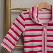 Б-08 Халат велюровый на молнии для девочки