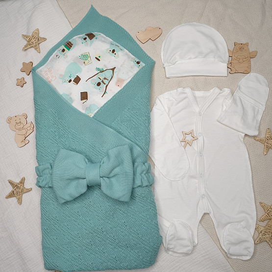 Арт. 451 Комплект на выписку "Коала", мята