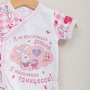 Боди с принтом арт.Д-20, розовый