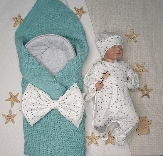 Арт 449 Комплект на выписку "Убаюка" мята