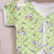 Распашонка детская на кнопках, футер арт.Р-133