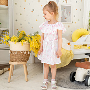 Платье с пояском "Батист" арт. Б-54