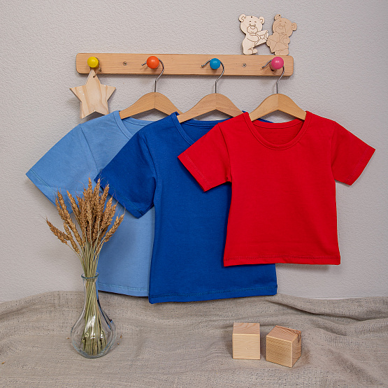 Футболка с круглым вырезом, зеленая арт.Ф-82