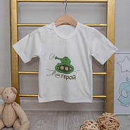 Футболка с принтом "Мой герой" арт.Ф-161