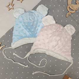 №Б-279 Шапочка для малыша на завязках