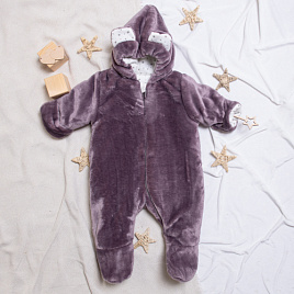 №11-412 Комбинезон детский «Плюшевый Мишка» , баклажан