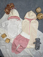 Арт. 462 Комплект на выписку «Мишка-Малышка» розовый, летний