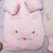 №11-150 Конверт прогулочный "Friends" розовый