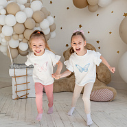 Т-105 Штаны для девочек бежевые