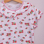 Футболка для девочки ажурная, цветная арт.Ф-108