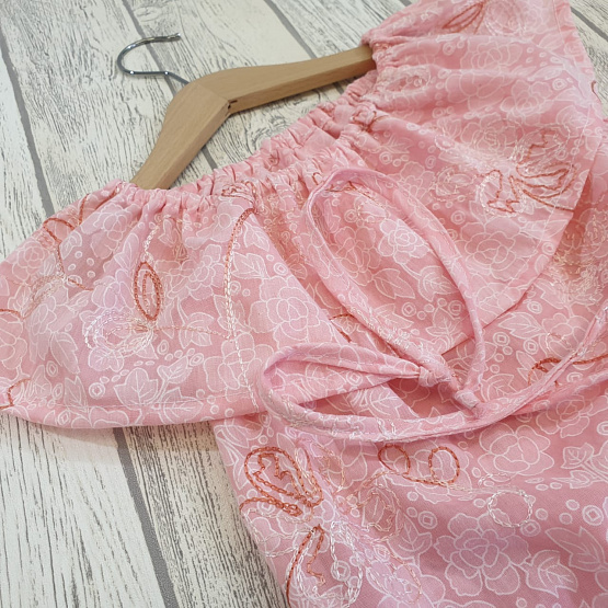 Платье с пояском "Батист" арт. Б-54