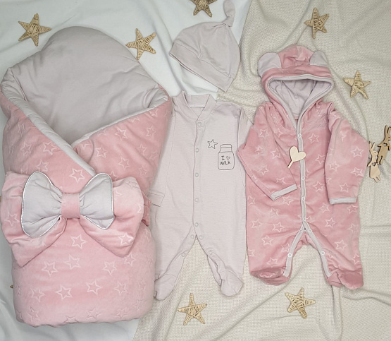 Комплект на выписку для девочки