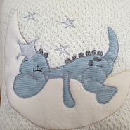 Арт. 457 Комплект на выписку "Дино на луне", летний