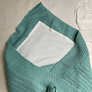 Арт 466 Комплект на выписку "Летнее Чудо " мятный