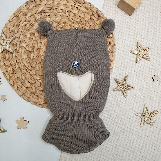 № Б-289 Шапка-шлем дет. "Авто", для мальчика 2-5 лет