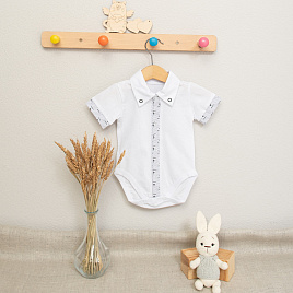 Боди детское с рубашечным воротником арт.МС-03