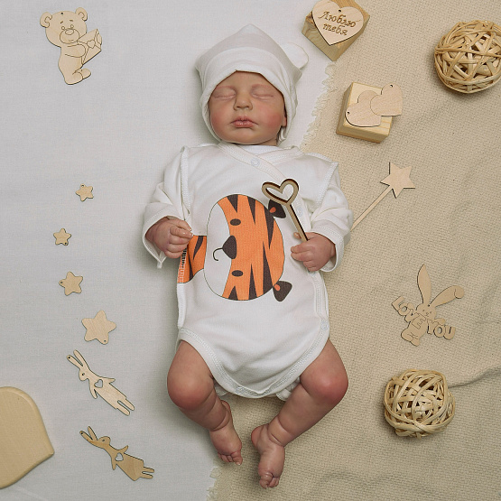 Боди с принтом "Тигр", арт.Д-27