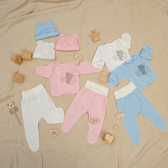 Ползунки для малышей "Еврики" арт.Т-77, молочный