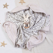 0882 Плед "Уютный" из двойной кулирки, р.100*100см