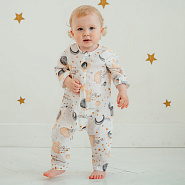 М-512 Комбинезон-слип из муслина с набивным рисунком