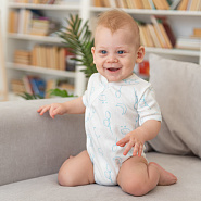 К-332 Костюм "Шарик" боди,штаны,шапочка. Голубой