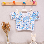 Распашонка детская на кнопках, футер арт.Р-133