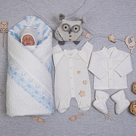 Комплект на выписку "кружевное облако" арт.275