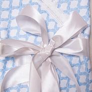 Комплект на выписку "Swan Song" №391 голубой