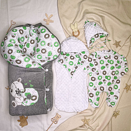 Комплект на выписку «Пончик» арт.428