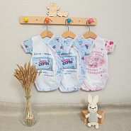 Боди с принтом арт.Д-20, розовый