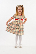 Платье детское в клетку "Барберри" арт.Б-51