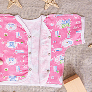 Распашонка детская на кнопках, футер арт.Р-133