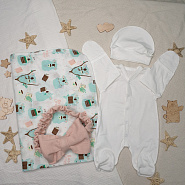 Арт. 451 Комплект на выписку "Коала", пудра