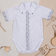 Боди детское с рубашечным воротником арт.МС-03