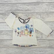 РС-20 Кофта для девочки с принтом, длинный рукав