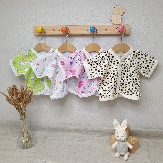 Р-138 Распашонка детская с коротким рукавом