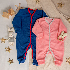 Комбинезон из флиса на кнопках арт.М-476