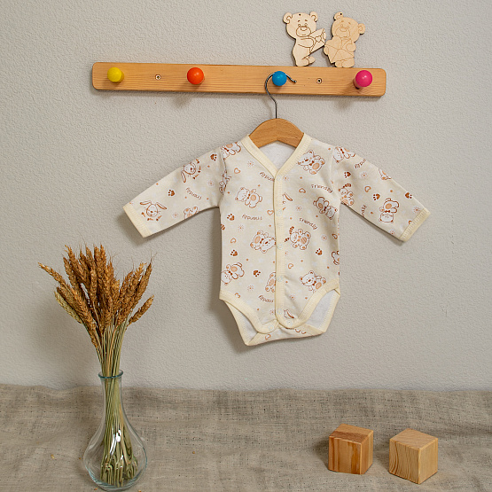 №Д-15 Боди детское с длинным рукавом, интерлок