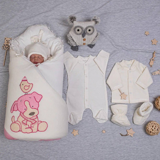 Комплект на выписку "Little puppy" арт.137